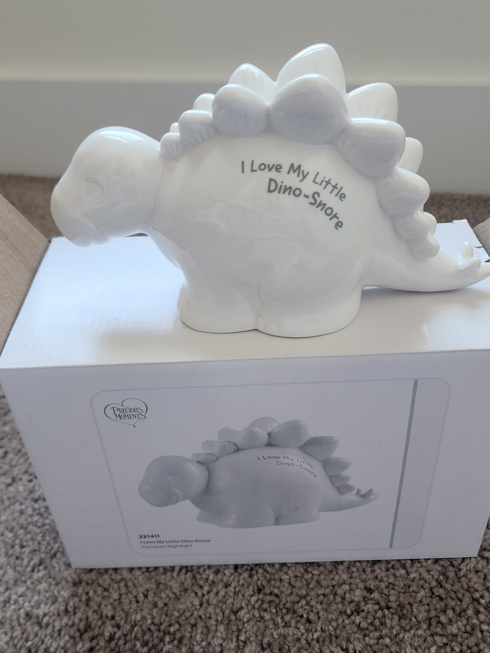 Porcelain Dinosaur Nightlight